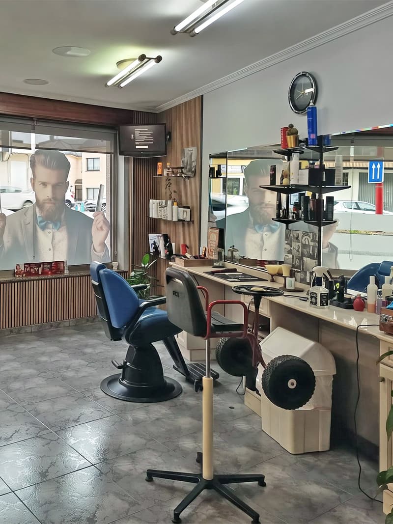 Interior de Peluquería Villamayor, peluquería de caballeros en Fene